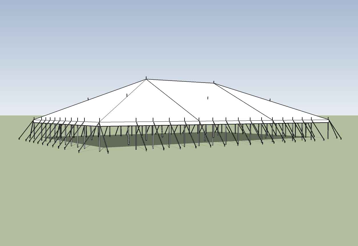 60x90 Pole Tent