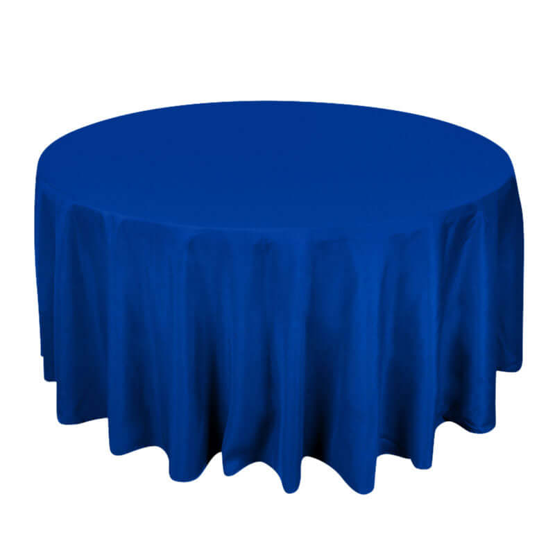 120 Round Royal Blue Polyester 