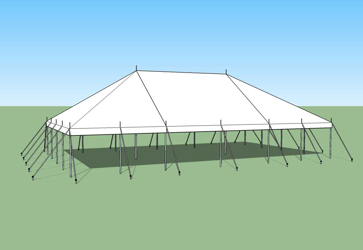 30x60 Pole Tent