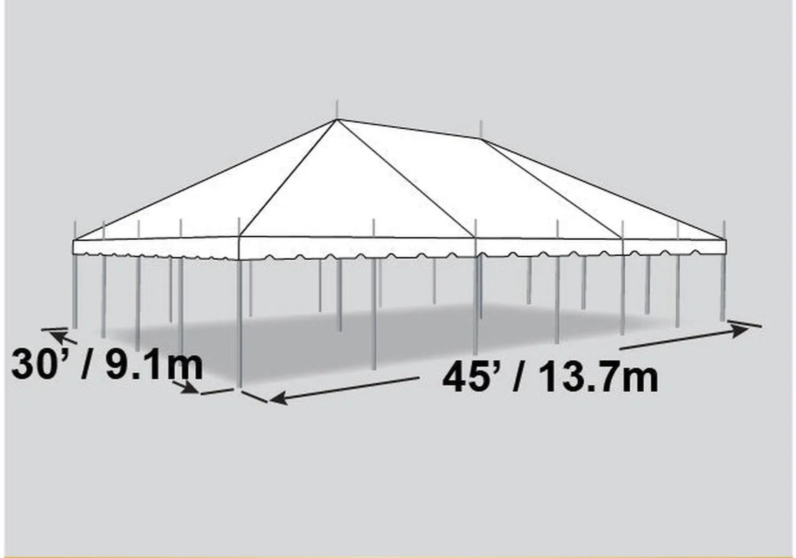 30x45 Pole Tent