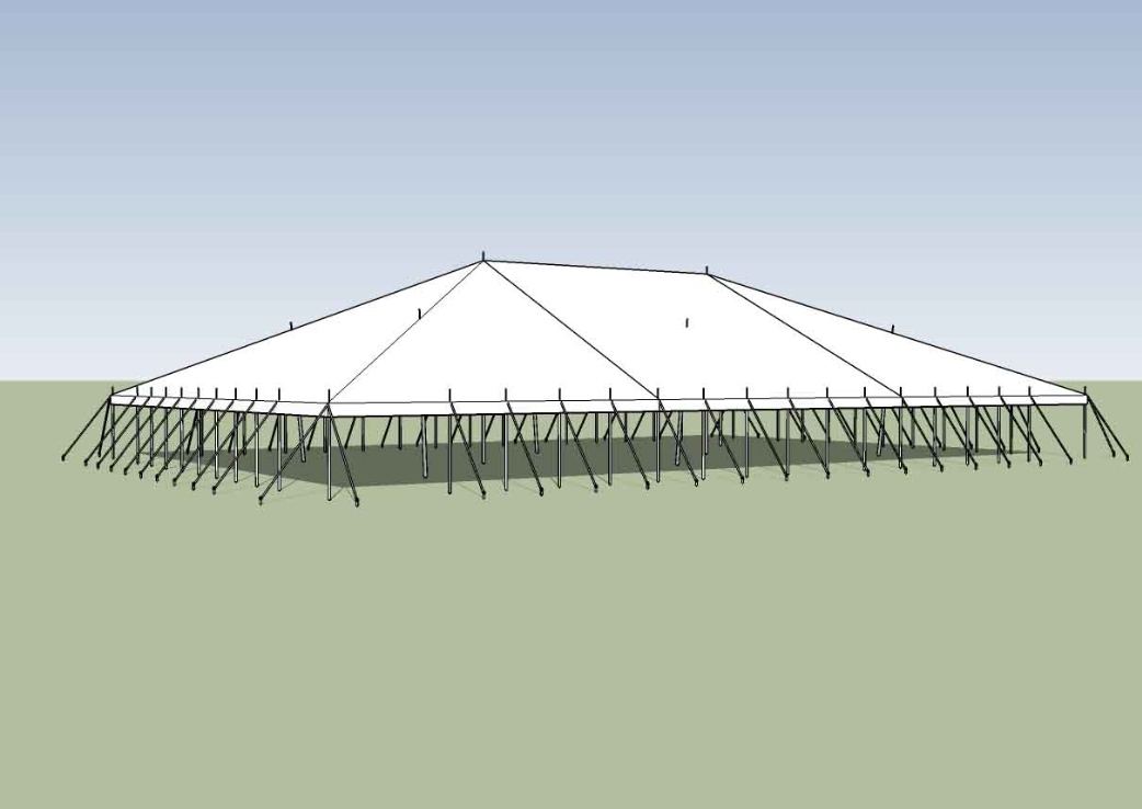 60x80 Pole Tent