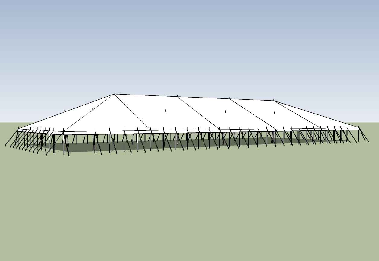 60x150 Pole Tent