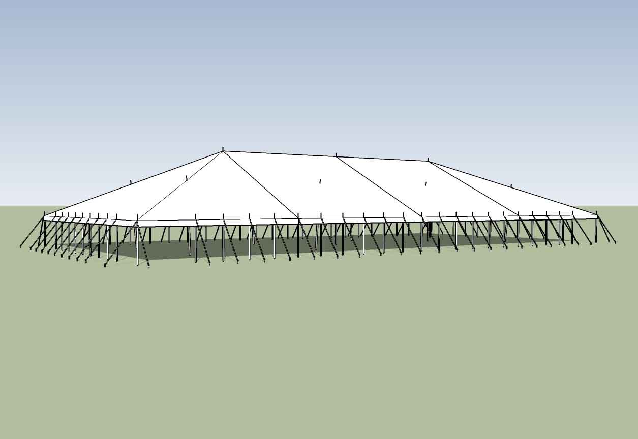 60x120 Pole Tent
